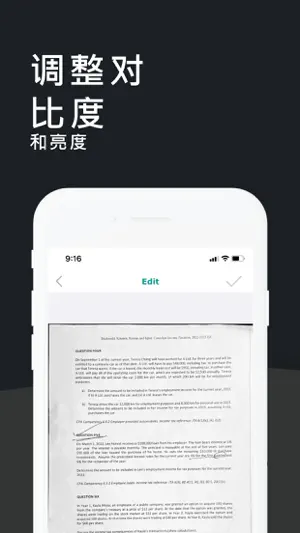 Pdf Scanner：凸轮扫描照片