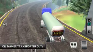 Hill Side Oil Tanker Transport