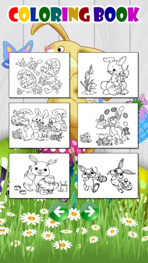 复活节彩蛋兔子油漆游戏为孩子们