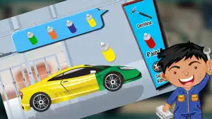汽车厂和修理店 - 打造你的车和修复它在这个定制的洗车及设计沙龙游戏